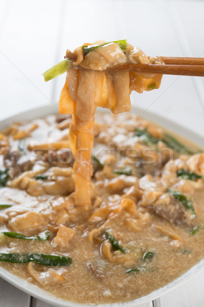 Asian Reis Nudeln lecker Spaß Stock foto © szefei