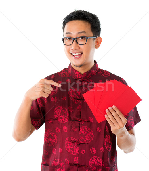 Sudeste asiático chinês masculino mãos Foto stock © szefei