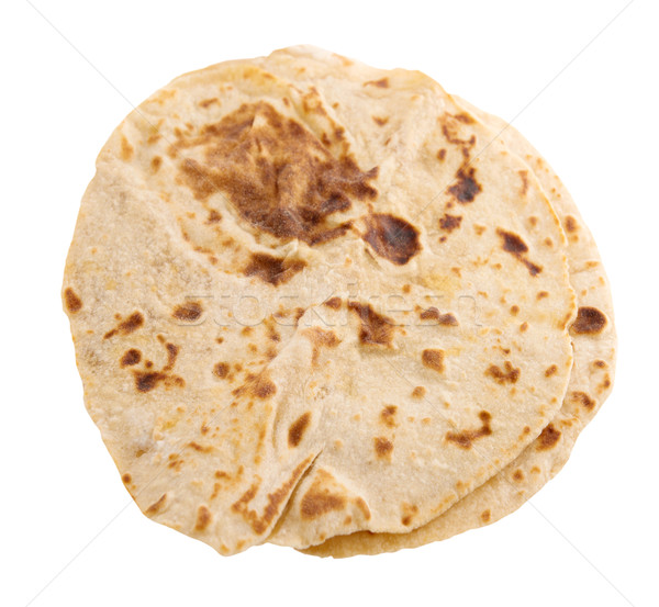 Chapatti roti isolated  Stock photo © szefei