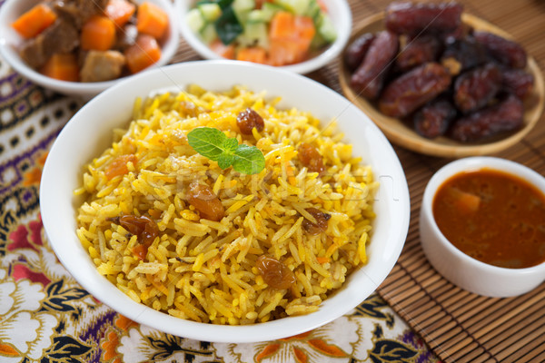 Arabian rice Stock photo © szefei