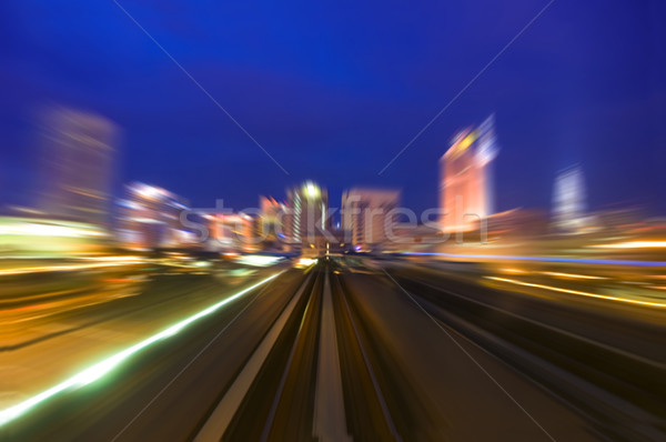 Urban night traffics  Stock photo © szefei