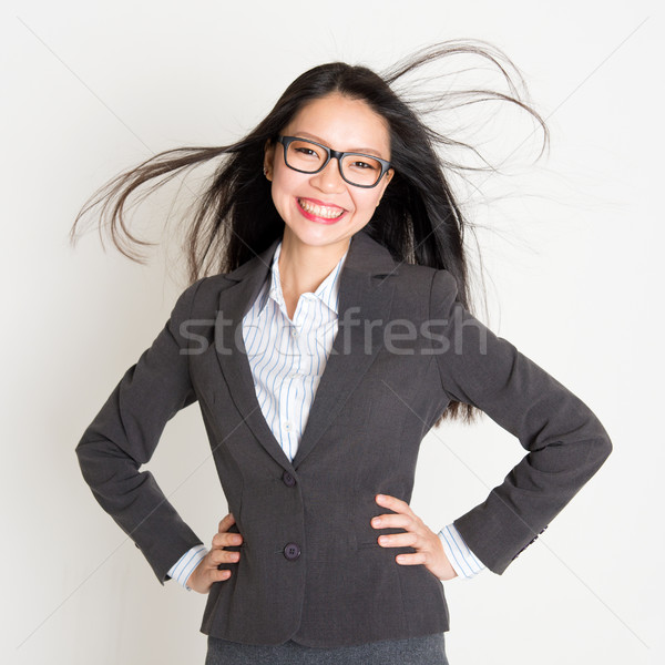 Stock photo: Portrait of Asian businesswoman 