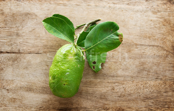 Fresh organic lemon Stock photo © szefei