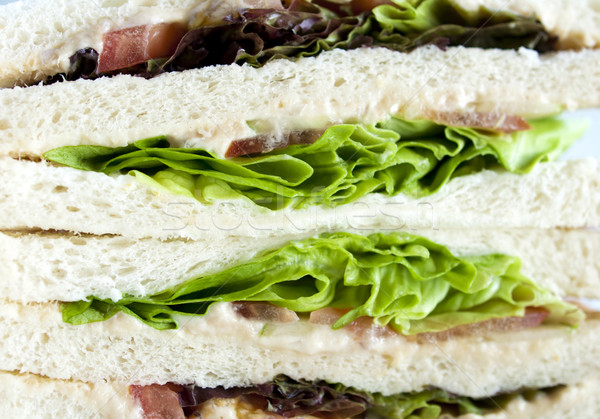 Sandwich vue légumes frais alimentaire santé [[stock_photo]] © szefei