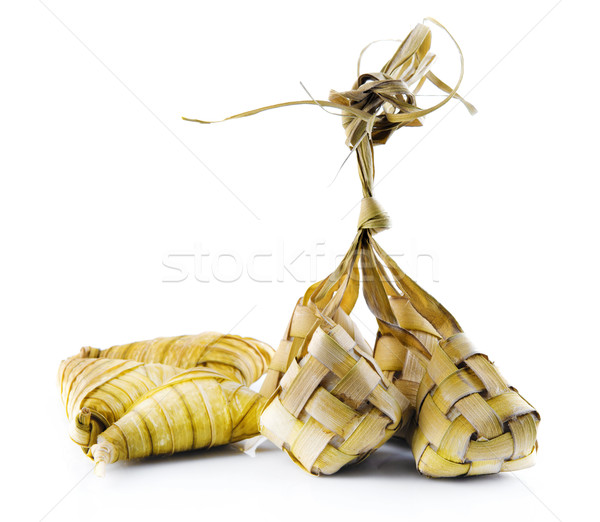 Stock photo: Ketupat or packed rice dumpling