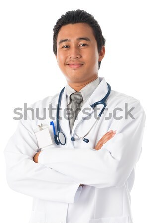 Zdjęcia stock: Asian · medycznych · lekarza · portret · południowy · wschód · mężczyzna