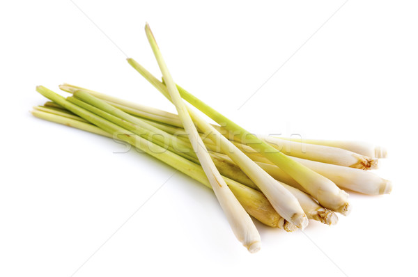 [[stock_photo]]: Citron · herbe · fraîches · blanche · alimentaire · nature