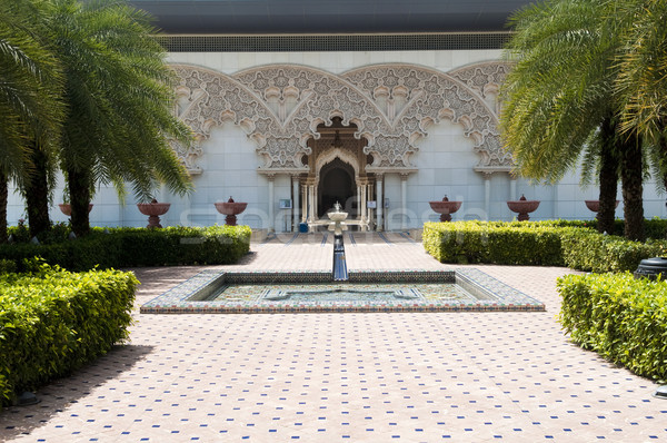 Moroccan Architecture Inner Garden Stock photo © szefei