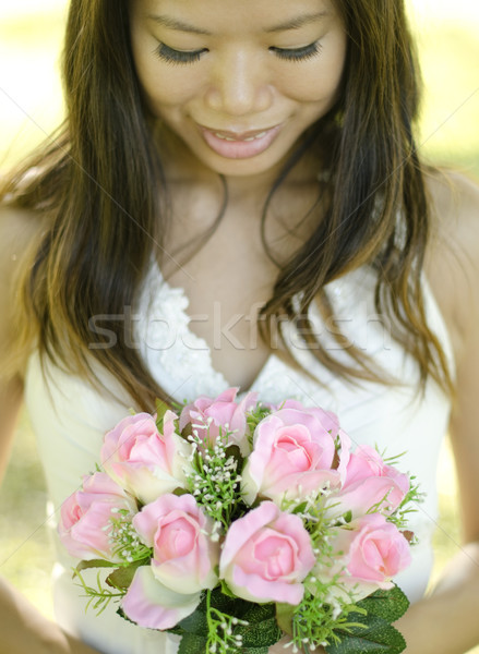 Outdoor Bride Stock photo © szefei