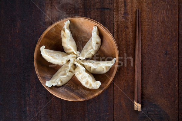 Chinese Steamed Dumplings Stock photo © szefei