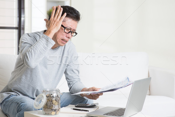 Having a hard time paying bills. Stock photo © szefei