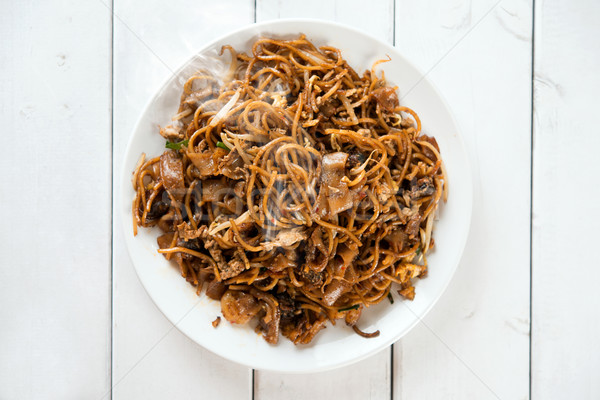 Chinese dish Char Kuey Teow Stock photo © szefei