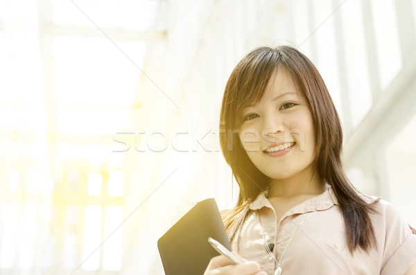 Stock photo: Young Asian woman executive