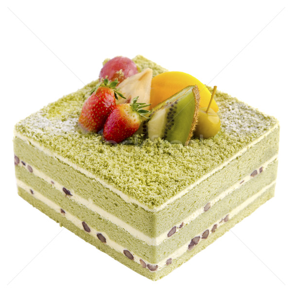 Japanese Macha Cake Stock photo © szefei