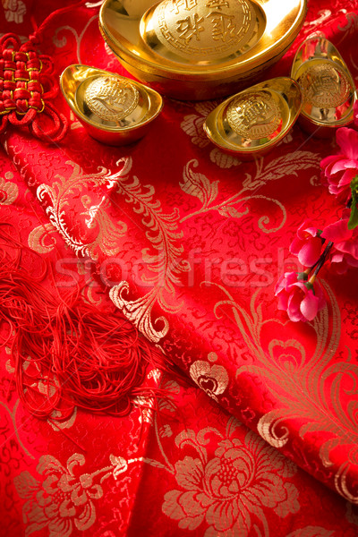 Chinese new year festival background Stock photo © szefei