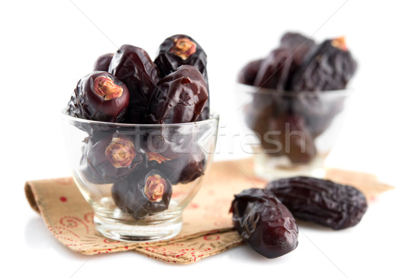 Dried dates fruit. Stock photo © szefei