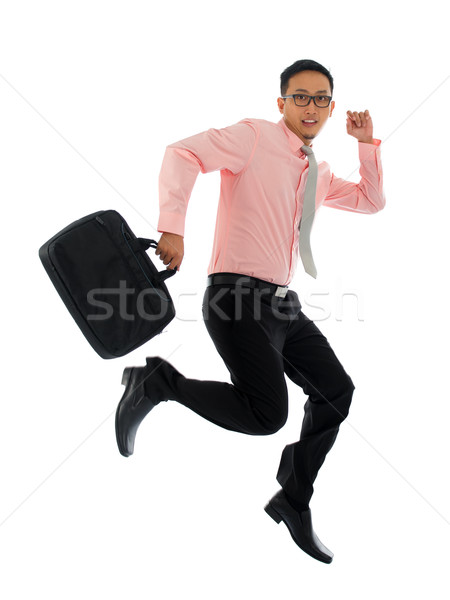 Businessman in hurry Stock photo © szefei
