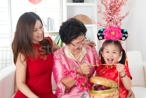 Chinese new year gift Stock photo © szefei