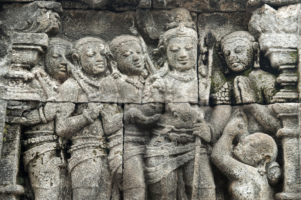 Borobudur art. Stock photo © szefei