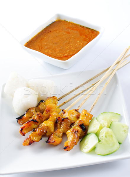Satay chicken Stock photo © szefei
