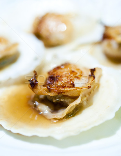Stock photo: Baked Scallop