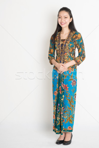 Sudeste asiático menina feminino vestir Foto stock © szefei
