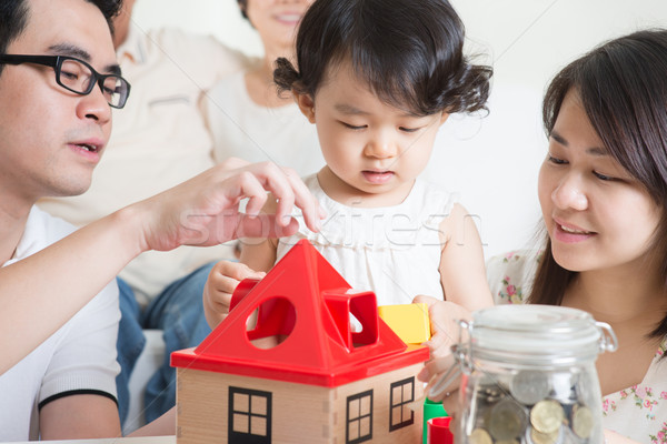 Family lifestyle Stock photo © szefei