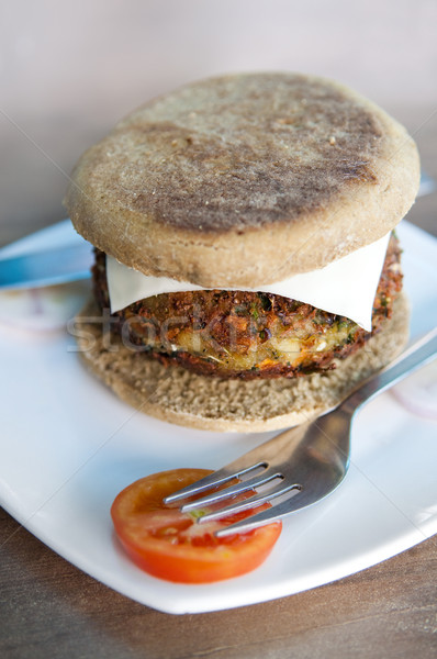 Meatless Vegetarian burger Stock photo © szefei