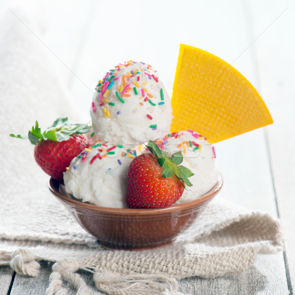 yogurt ice cream cup  Stock photo © szefei