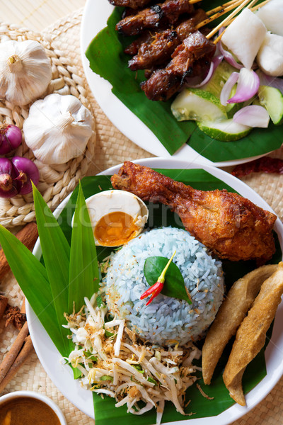 Malay rice dish Stock photo © szefei