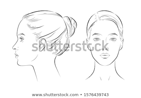 Foto stock: Face Sketch