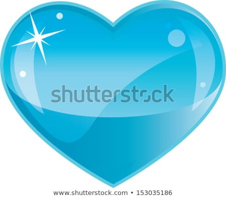 [[stock_photo]]: Fragile Blue Glass Heart