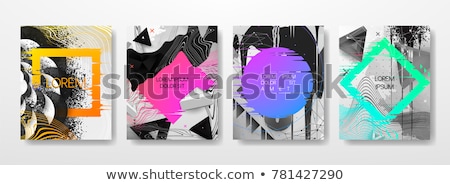 Foto stock: Abstract Brochure In Black