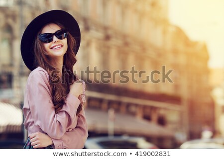 Stock photo: Model In Pink Sun Glasses