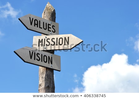 Foto stock: Vision Signpost