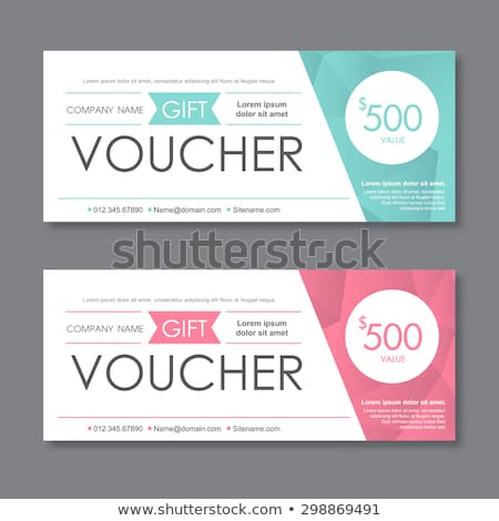 Foto d'archivio: Voucher Templates