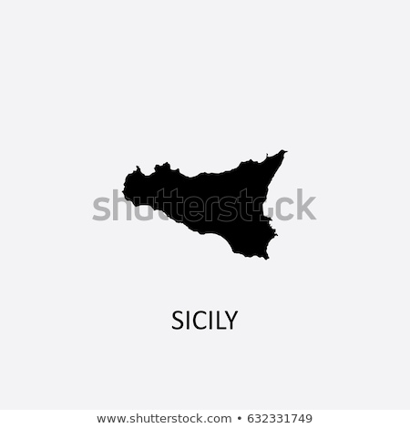 Stock foto: Map Of Sicily