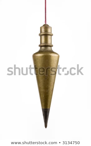 Foto stock: Brass Plumb Bob