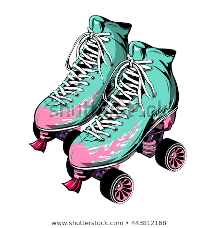 Foto d'archivio: Colorful Single Roller Skate