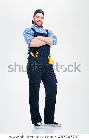 Stock photo: Confident Builder With Arms Crossed