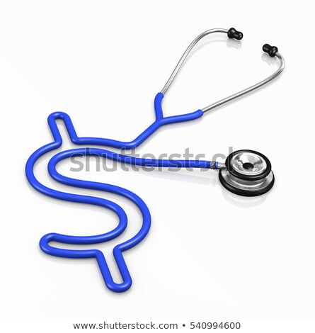 Сток-фото: 3d Stethoscope Money And Medicine