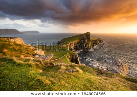 Stock foto: Lighthouse In The Sunset