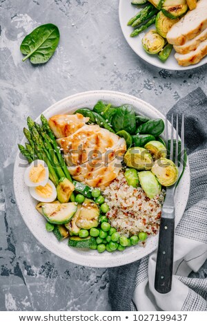 ストックフォト: Bowl Of Grilled Zucchini