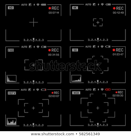 Stock fotó: Rec Camera Viewfinder Set