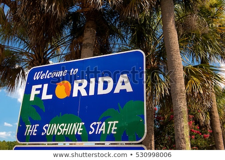 Foto stock: Jacksonville Florida Highway Sign