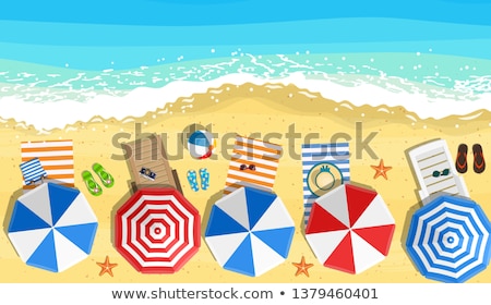 [[stock_photo]]: Beach Chair Near The Ocean With Shells