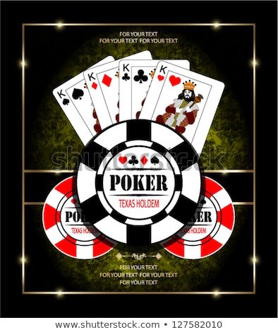 Stock photo: Casino Greeting Card Vector Illustration