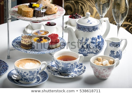 Stock fotó: English Tea And Dessert