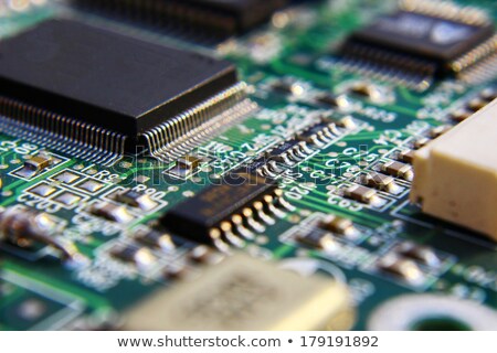 Stock fotó: Close Up Of A Printed Circuit Board