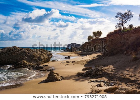 Stockfoto: Beautiful Greek Seascape East Crete Xerokampos Beaches